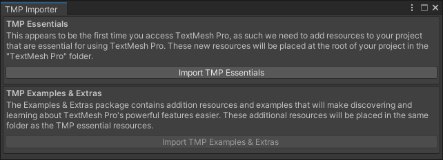 Import TMP Essentials